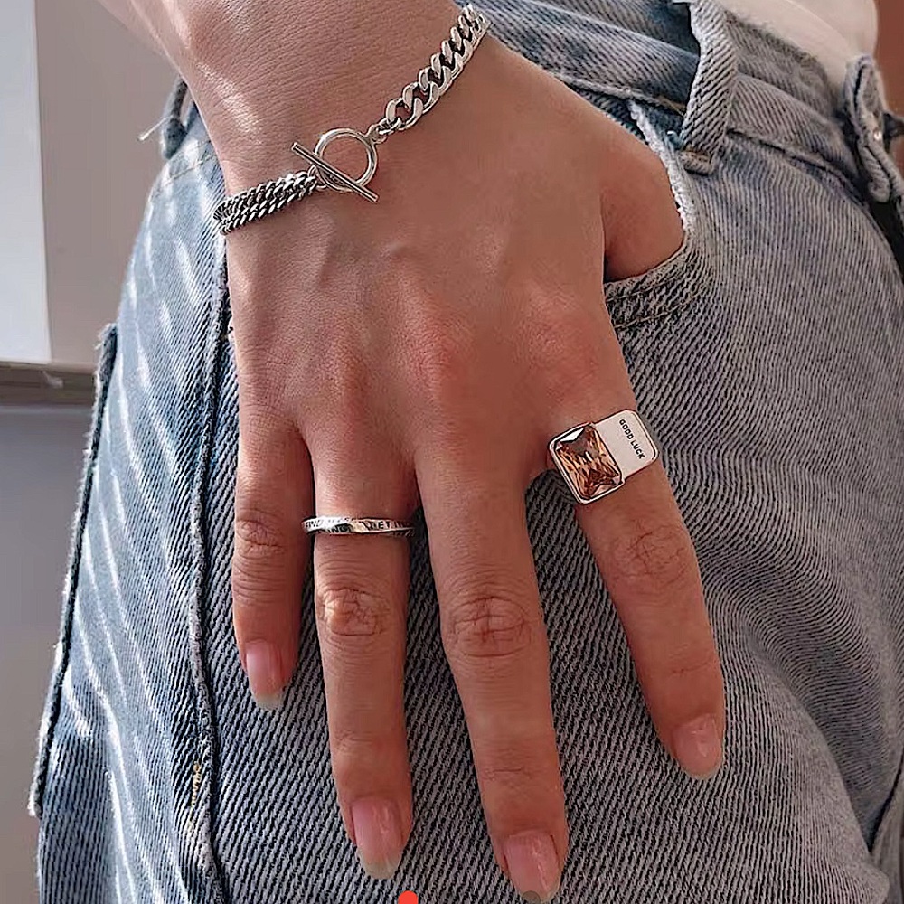 STERLING SILVER CITRINE RING - Picture 9 of 12